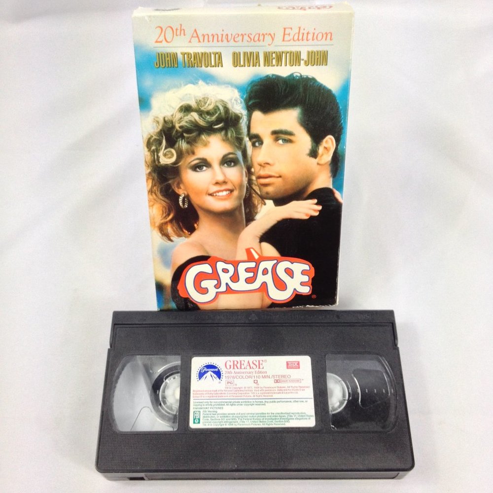 Grease - 20th Anniversary Edition- 1998- VHS Tape - Used